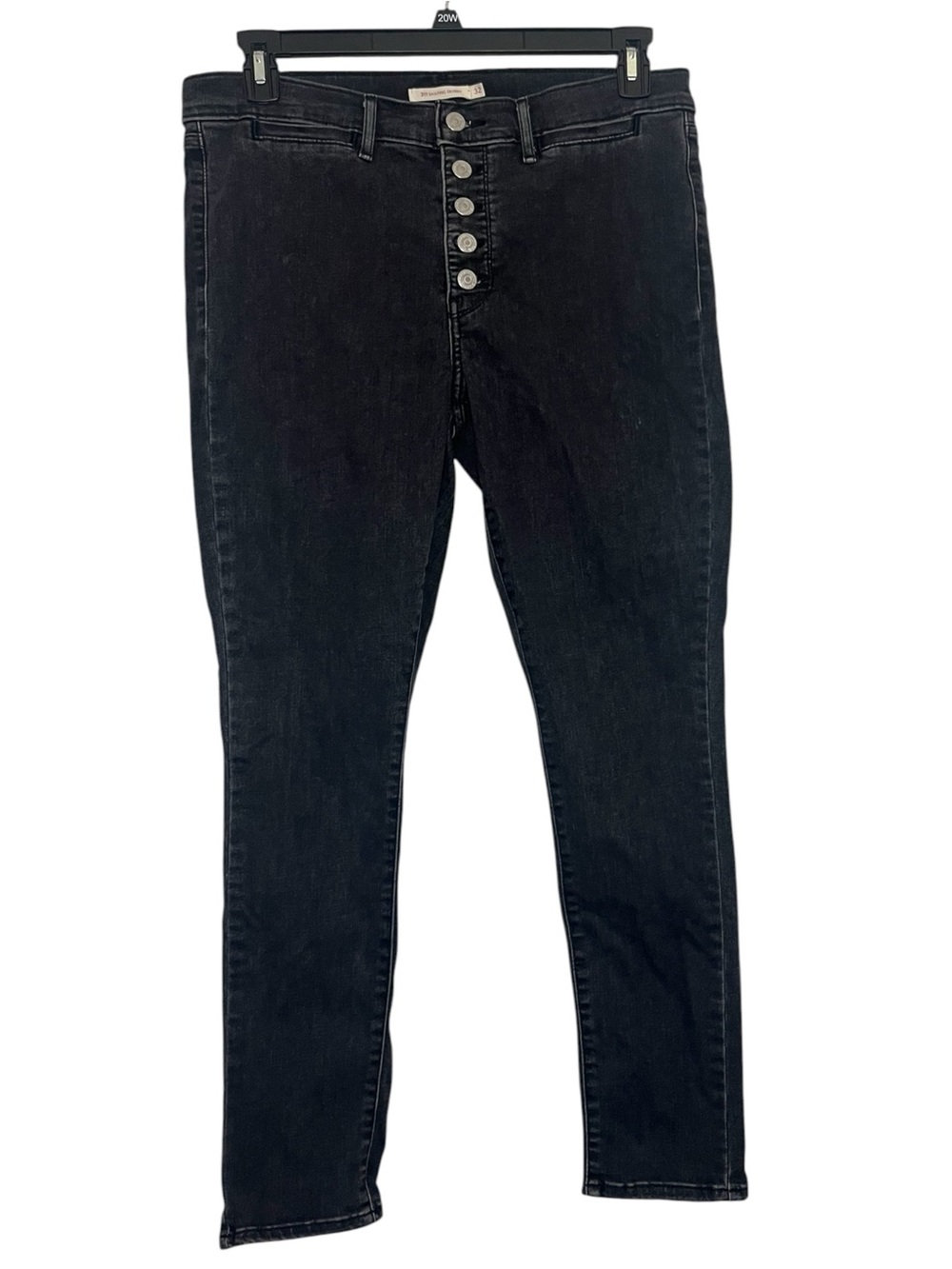 Levi's Black Skinny Button-Fly Women's Jeans